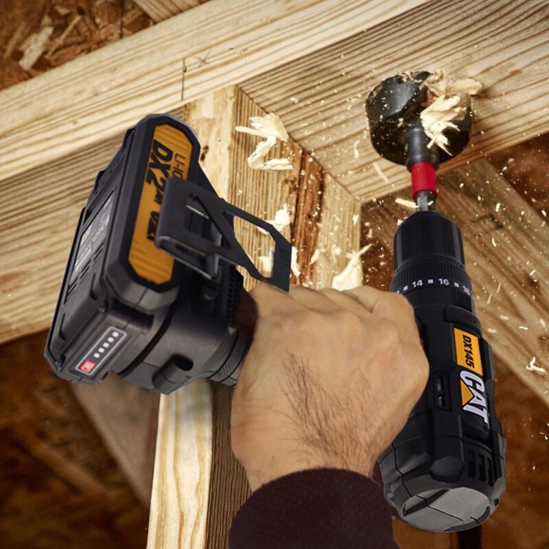 CAT DX145.1 18Volt/2.0Ah Li-ion Çift Akülü Profesyonel Şarjlı Matkap - Görsel 4