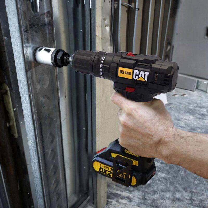CAT DX145.1 18Volt/2.0Ah Li-ion Çift Akülü Profesyonel Şarjlı Matkap - Görsel 7