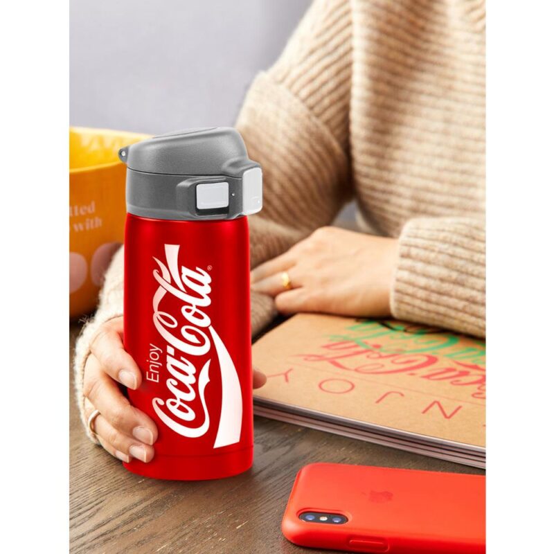 Coca-Cola CCMDB35 0,35L Vakumlu Çift Yalıtımlı Paslanmaz Çelik Seyahat Bardağı /Termos - Görsel 2