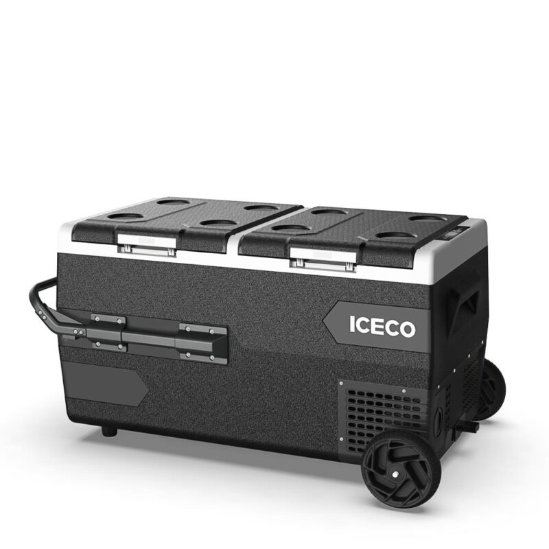 ICECO K95D 12/24Volt 95Lt Akülü/Kablolu/ Çift Bölmeli Kompresörlü Outdoor Oto Buzdolabı/Dondurucu (Akü Dahil Değildir) - Görsel 2