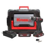 Kress KUC30.1 20Volt/2.0Ah Li-ion 60Nm Çift Akülü Kömürsüz Profesyonel Şarjlı Darbeli Matkap