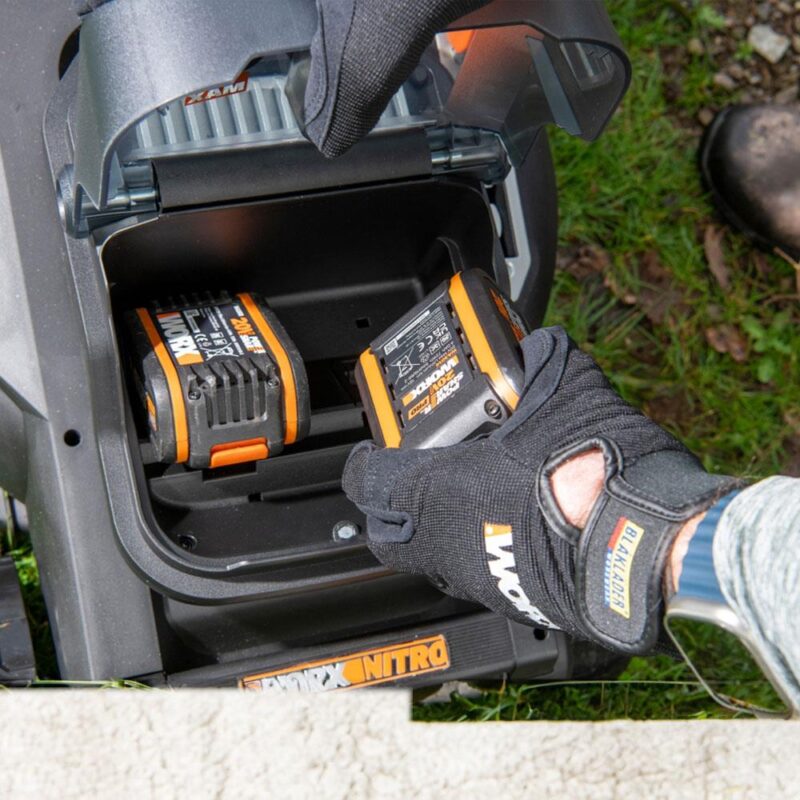 WORX WG737E 40Volt 4.0Ah. Li-ion 37CM Profesyonel Kömürsüz Şarjlı Çim Biçme - Görsel 8